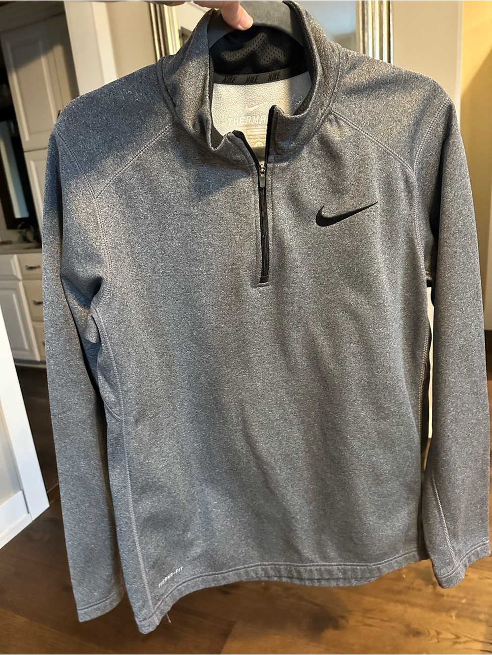 Nike Men’s Heather Gray Therma-FIT 1/4 Zip Pullover